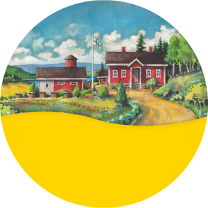 Kansietiketti maisema, 12 kpl/arkki