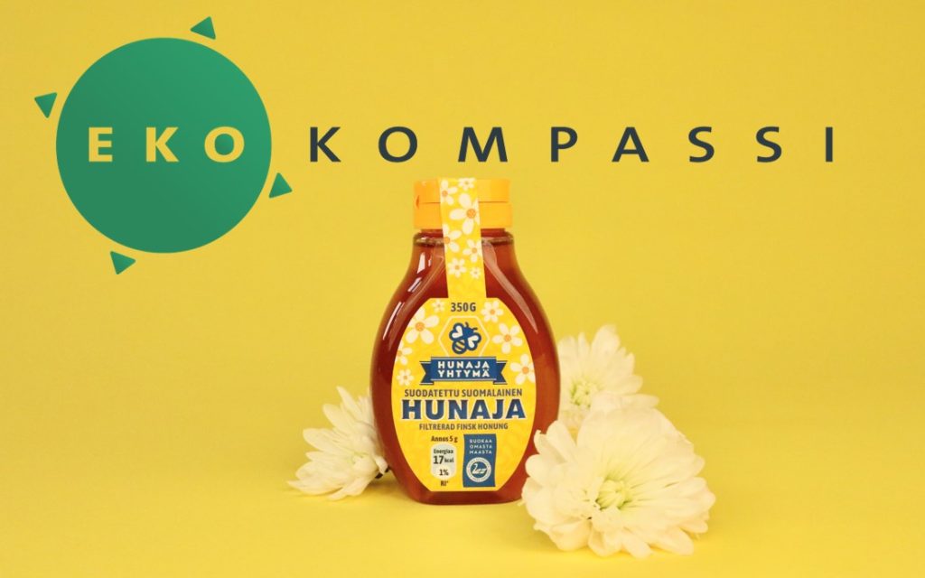 Hunajayhtymälle on myönnetty Ekokompassi-sertifikaatti
